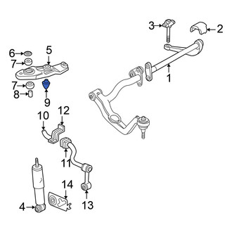 Volkswagen OE - Front Suspension Shock Absorber Mount Insulator