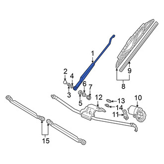 Volkswagen OE - Front Right Wiper Arm