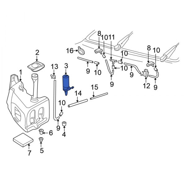 Windshield Washer Pump