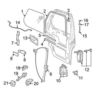 Volkswagen OE - Front Door - Glass & Hardware