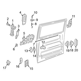 Volkswagen OE - Side Loading Door - Hardware