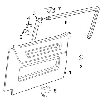 Volkswagen OE - Side Loading Door - Interior Trim