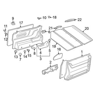 Volkswagen OE - Side Panel - Interior Trim (Lower)