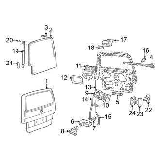 Volkswagen OE - Lift Gate - Gate & Hardware