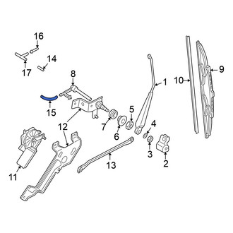 Volkswagen OE - Front Windshield Washer Hose