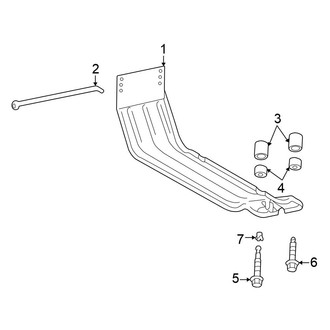 Volkswagen OE - Rear Body & Floor - Spare Tire Carrier