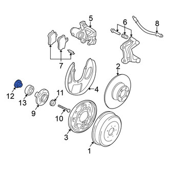 Volkswagen OE - Inner Axle Nut Washer