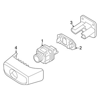 Volkswagen OE - Front Bumper & Grille - Electrical Components (Front Camera System), (SEL Premium)