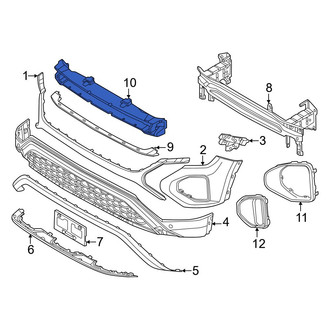 Volkswagen OE - Front Bumper Impact Absorber