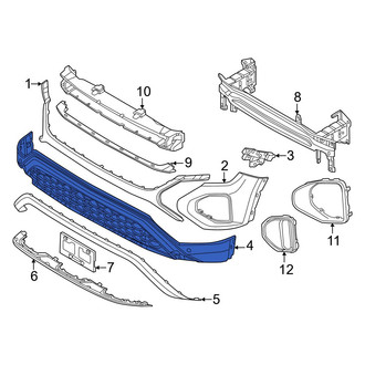 Volkswagen OE - Front Lower Bumper Cover