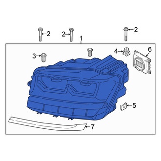 Volkswagen OE - Front Right Headlight Assembly