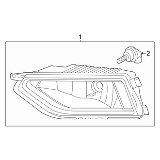 Volkswagen OE - Front Lamps - Fog Lamps (SE / SEL / SEL Premium)