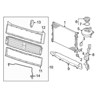 Volkswagen OE - Cooling - Radiator & Components
