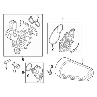 Volkswagen OE - Cooling - Water Pump