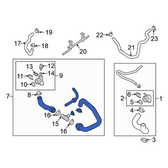 Volkswagen OE - Lower Radiator Coolant Hose