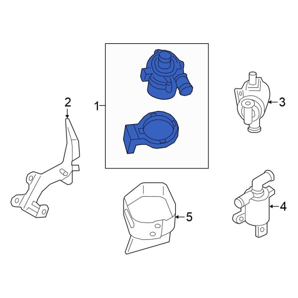 Engine Auxiliary Water Pump