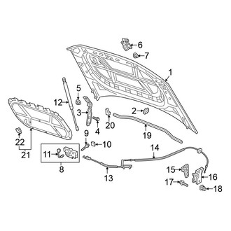 Volkswagen OE - Hood & Components