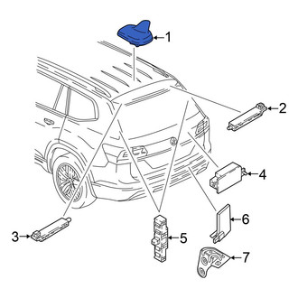 Volkswagen OE - Radio Antenna Assembly