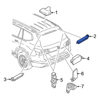Volkswagen OE - Right Antenna Amplifier