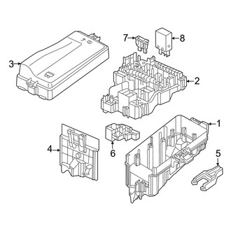 Volkswagen OE - Electrical - Fuse & Relay (Main, under Hood)