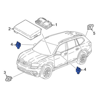 Volkswagen OE - Center Park Assist Camera