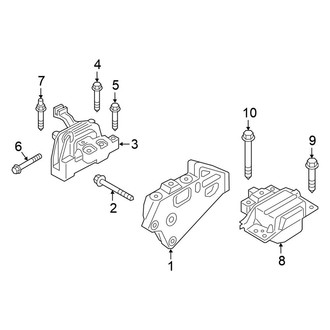 Volkswagen OE - Engine / Transaxle - Engine & Transmission Mounting