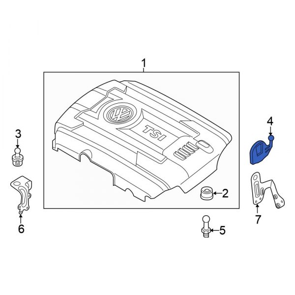 Engine Cover Stud