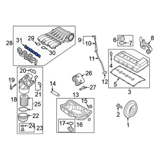 Volkswagen OE - Engine Intake Manifold Gasket