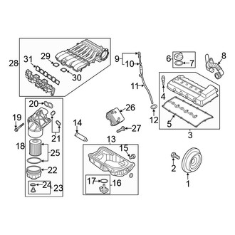 Volkswagen OE - Engine / Transaxle - Engine Parts (3.6L)