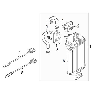 Volkswagen OE - Emission System - Emission Components (2.0L)