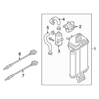 Volkswagen OE - Emission System - Emission Components (3.6L)