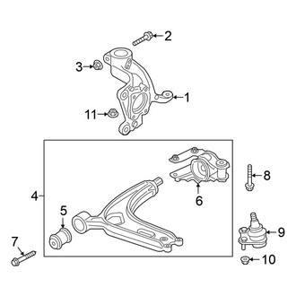 Volkswagen OE - Front Suspension - Suspension Components (Launch Edition / S / SE / SEL / SEL Premium)