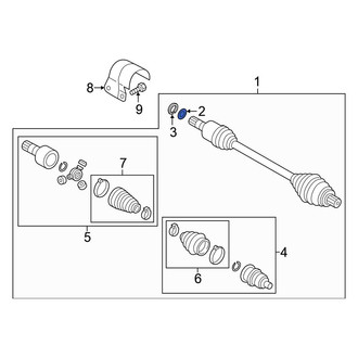 Volkswagen OE - CV Axle Shaft O-Ring