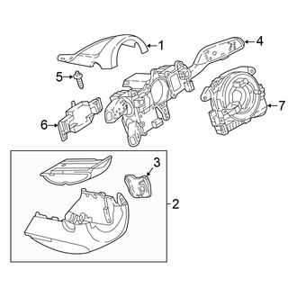 Volkswagen OE - Steering Column - Shroud, Switches & Levers (To 09/24/2018)