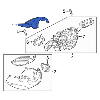 Volkswagen OE - Lower Steering Column Cover