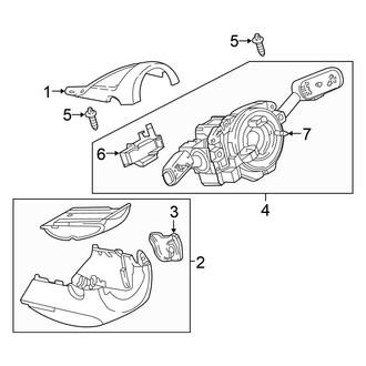Volkswagen OE - Steering Column - Shroud, Switches & Levers (From 09/24/2018)