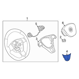 Volkswagen OE - Lower Steering Wheel Trim