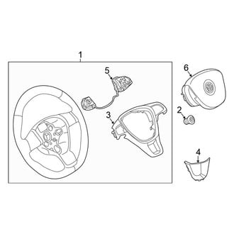 Volkswagen OE - Steering Wheel & Trim (From 09/28/2020), (SE)