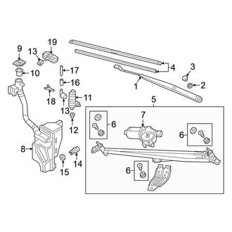 Volkswagen OE - Windshield - Wiper & Washer Components