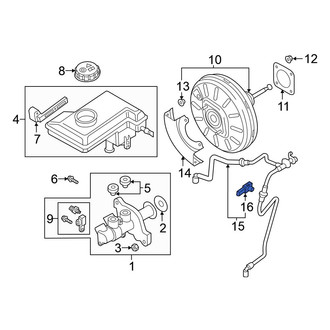 Volkswagen OE - Brake Fluid Pressure Sensor