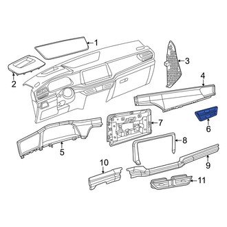 Volkswagen OE - Center Dashboard Air Vent