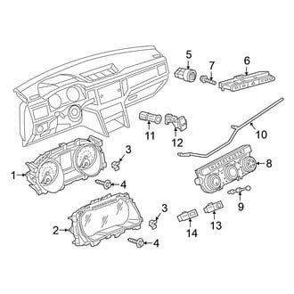 Volkswagen OE - Instrument Panel - Cluster & Switches (Launch Edition / S / SE / SEL / SEL Premium)