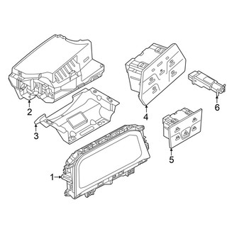 Volkswagen OE - Instrument Panel - Cluster & Switches