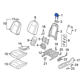 Volkswagen OE - Front Left Headrest