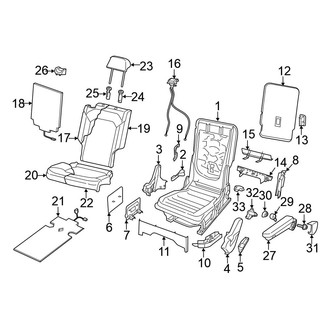 Volkswagen OE - Seats & Tracks - Second Row Seats (Bucket Seats)