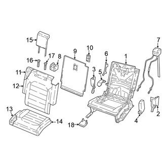 Volkswagen OE - Seats & Tracks - Third Row Seats