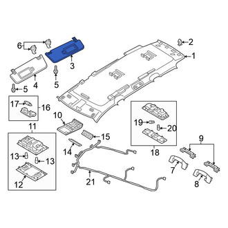 Volkswagen OE - Right Sun Visor