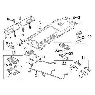 Volkswagen OE - Roof - Interior Trim (With Panoramic)
