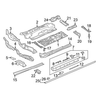 Volkswagen OE - Pillars, Rocker & Floor - Exterior Trim