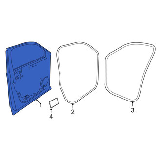 Volkswagen OE - Front Left Door Shell